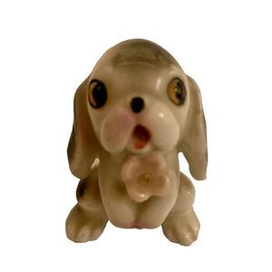 Vintage Small Bunny Rabbit‎ Figurine JAPAN 2"